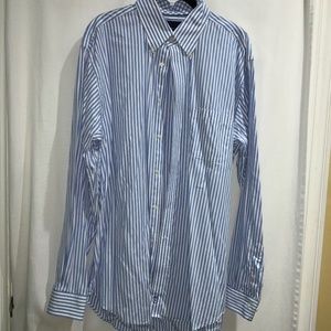 Lochlane flip cuff  Shirt XL Cotton Stripes/ checks